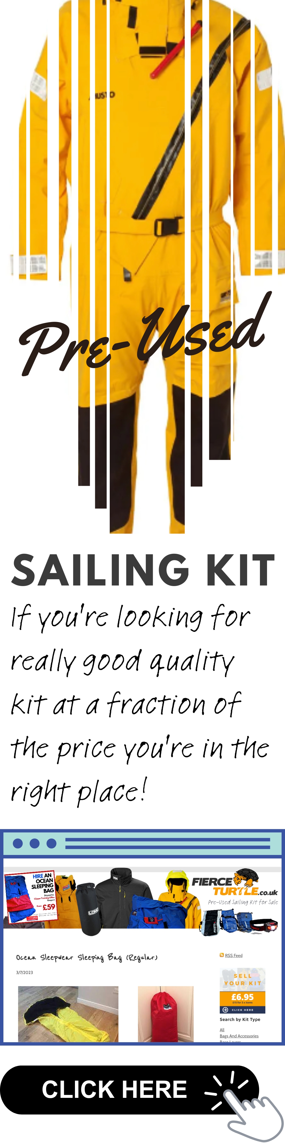 pre used sailing kit